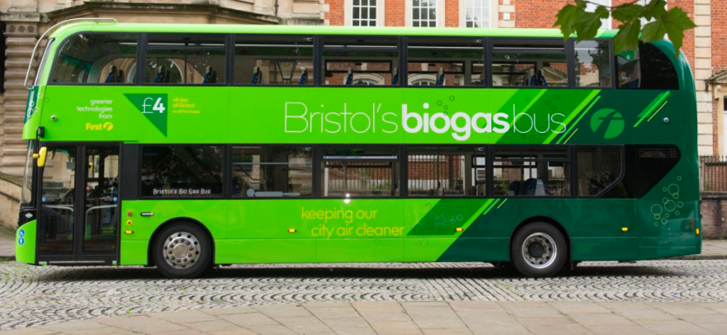 scania biogas bus bristol