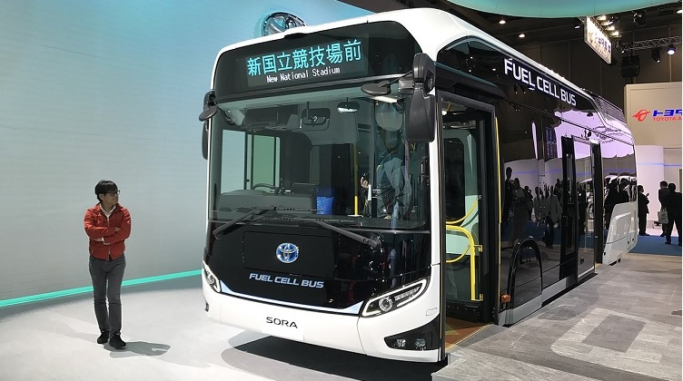 sora fuel cell bus toyota