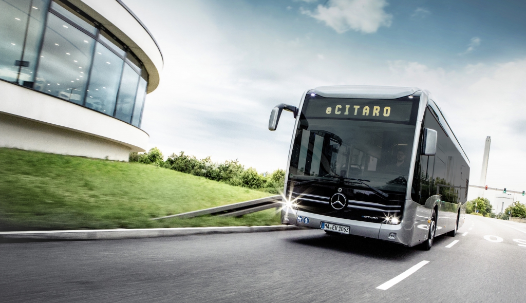 mercedes electric bus ecitaro