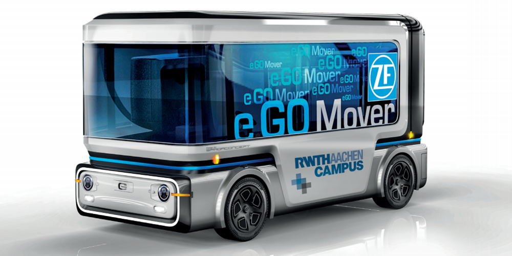 zf autonomous shuttle e.go mover