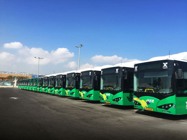 byd electric bus israel