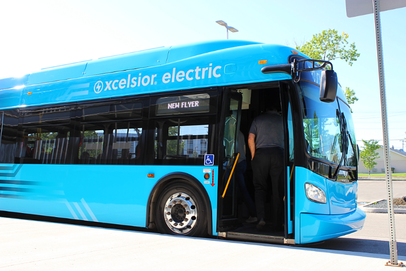 new flyer electric bus