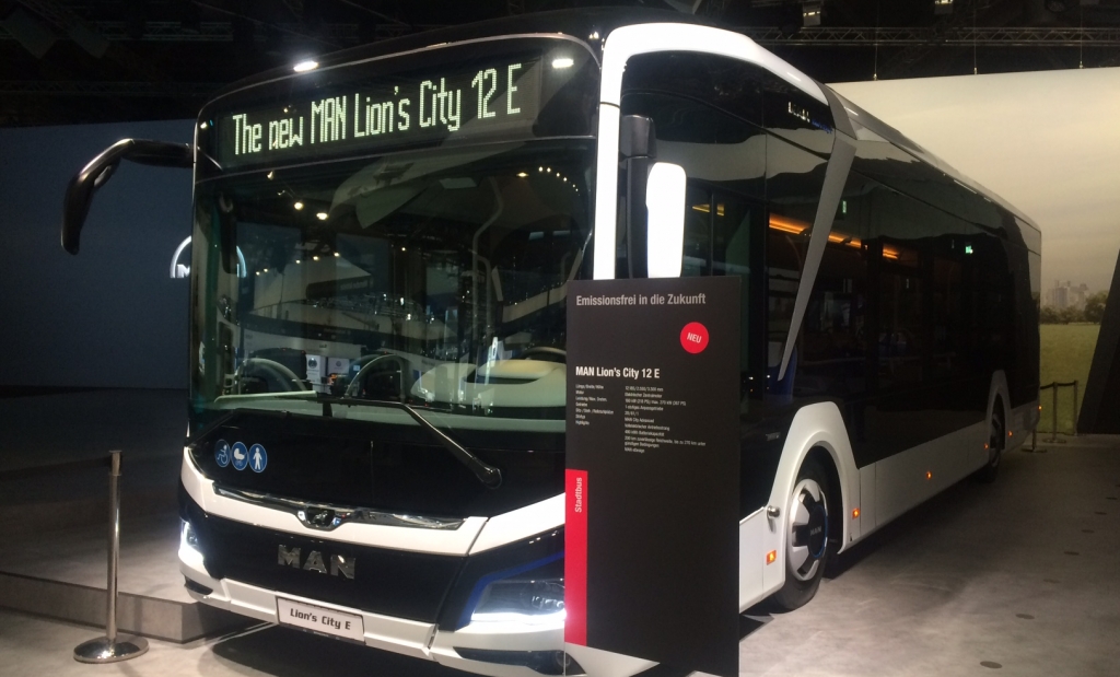 man lion's city electric bus