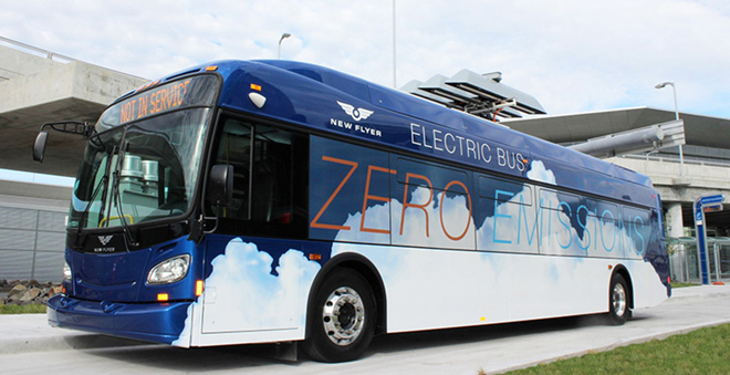 new flyer electric bus