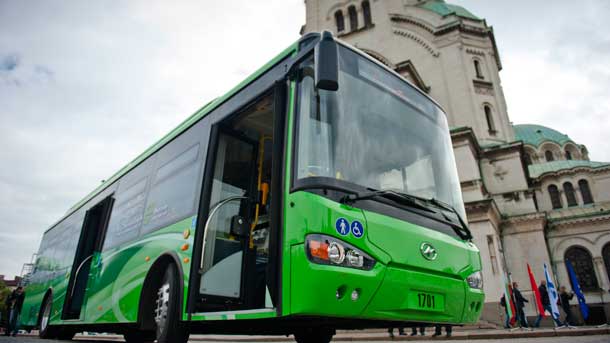 electric bus sofia