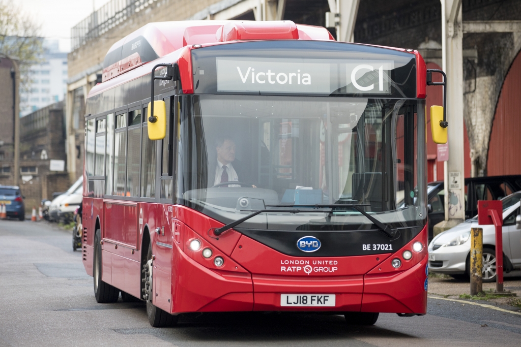 electric bus london
