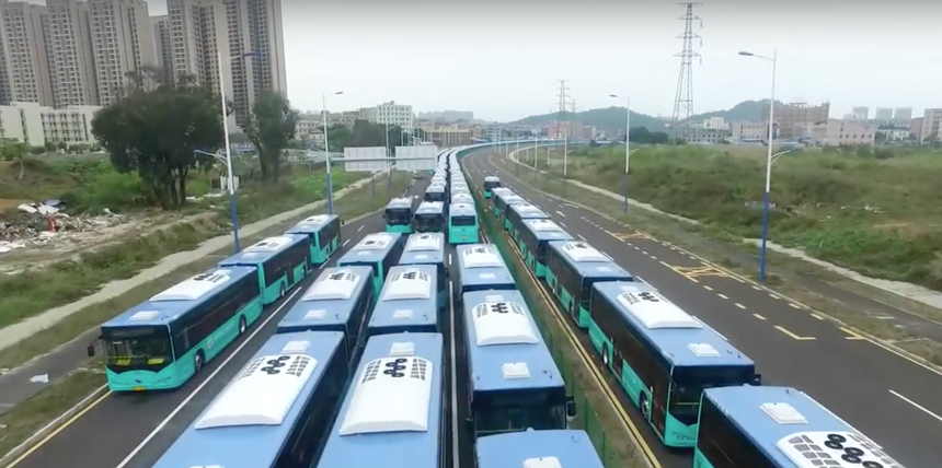 china electric bus market
