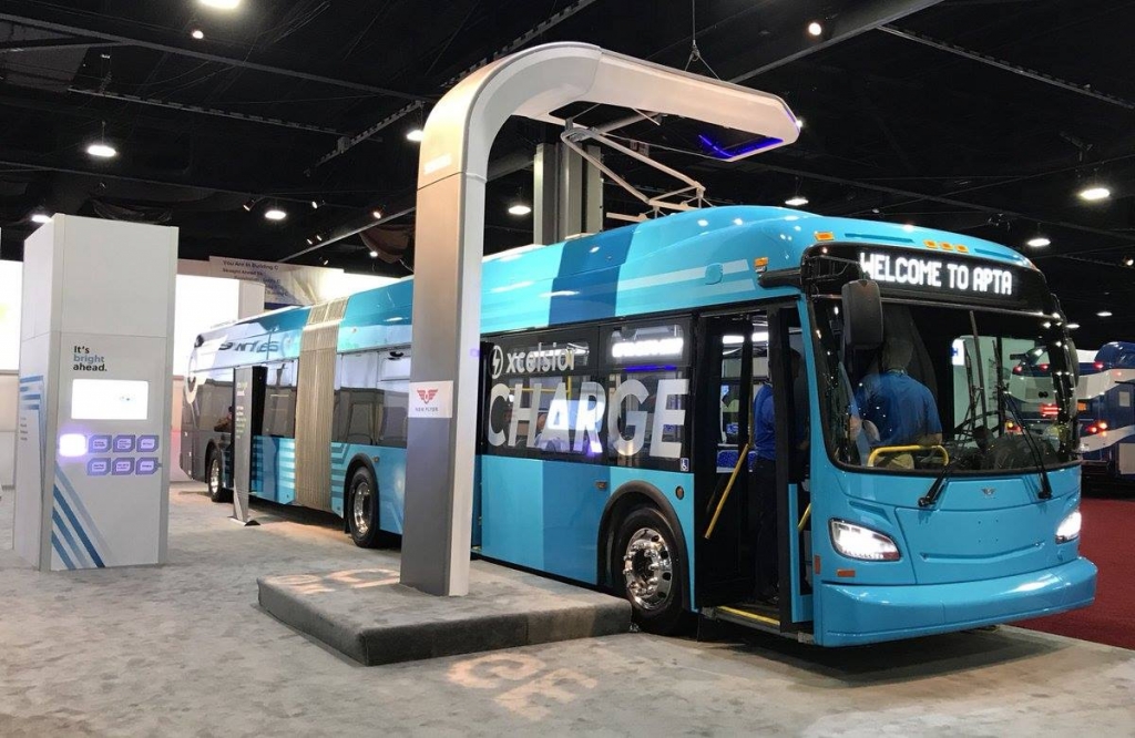 In Us Electric Bus Adoption + 83% in 2017