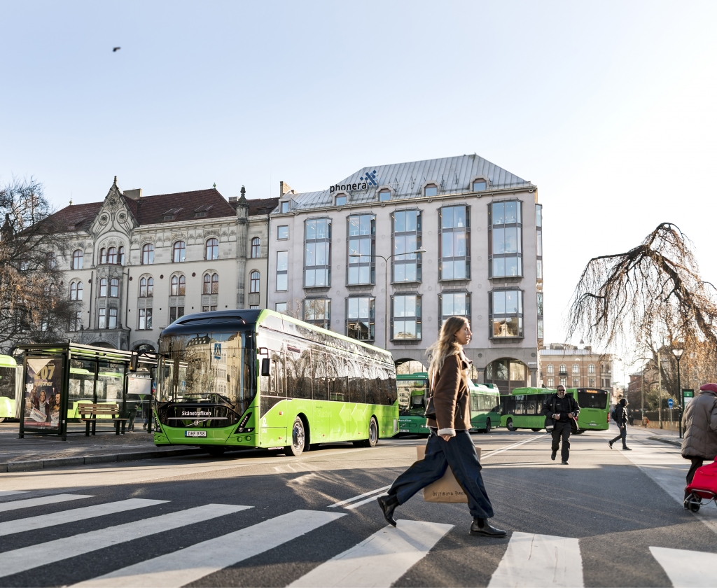 electric bus volvo malmo