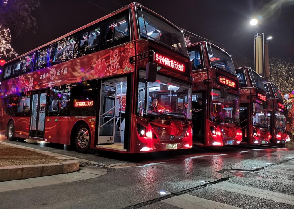 byd double decker electric bus