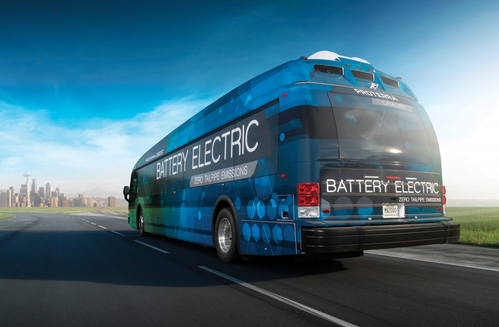 proterra zero emission bus