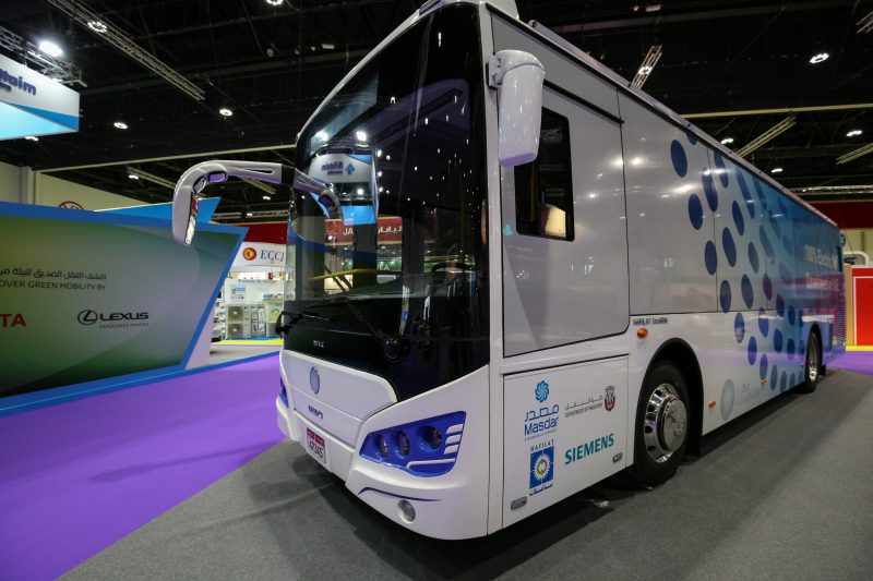 electric bus Abu Dhabi 