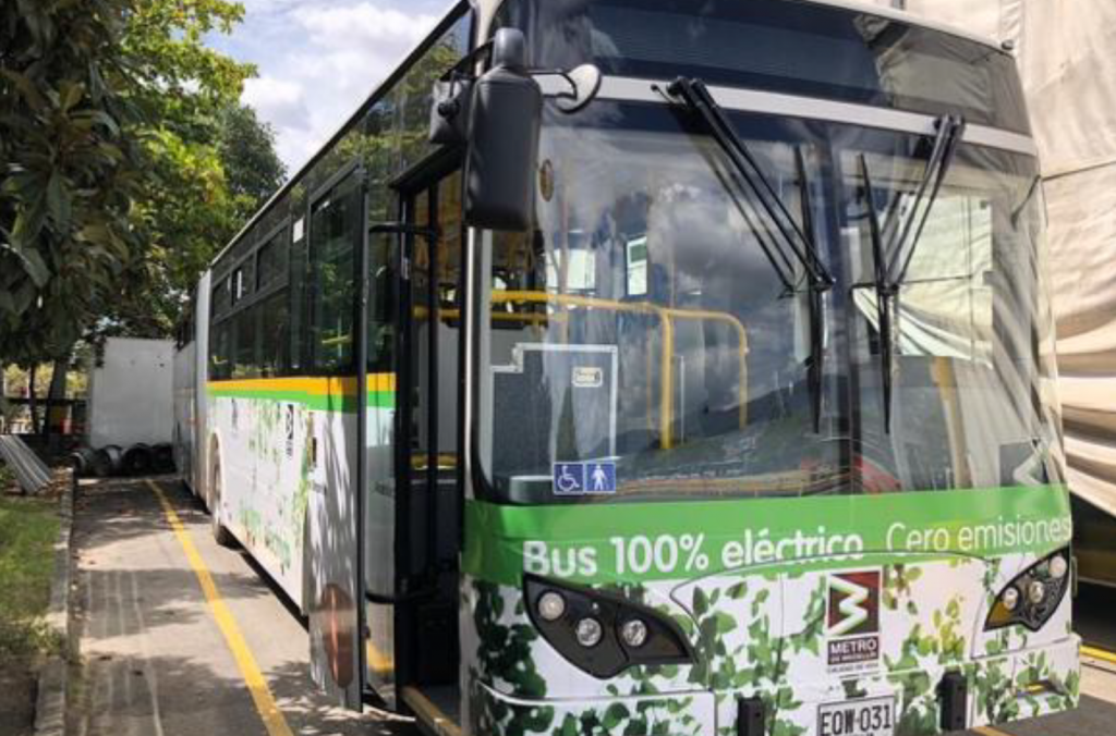 Medellin zero emission BYD buses