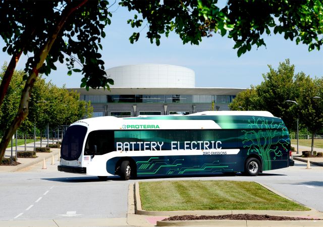 Proterra electric buses 