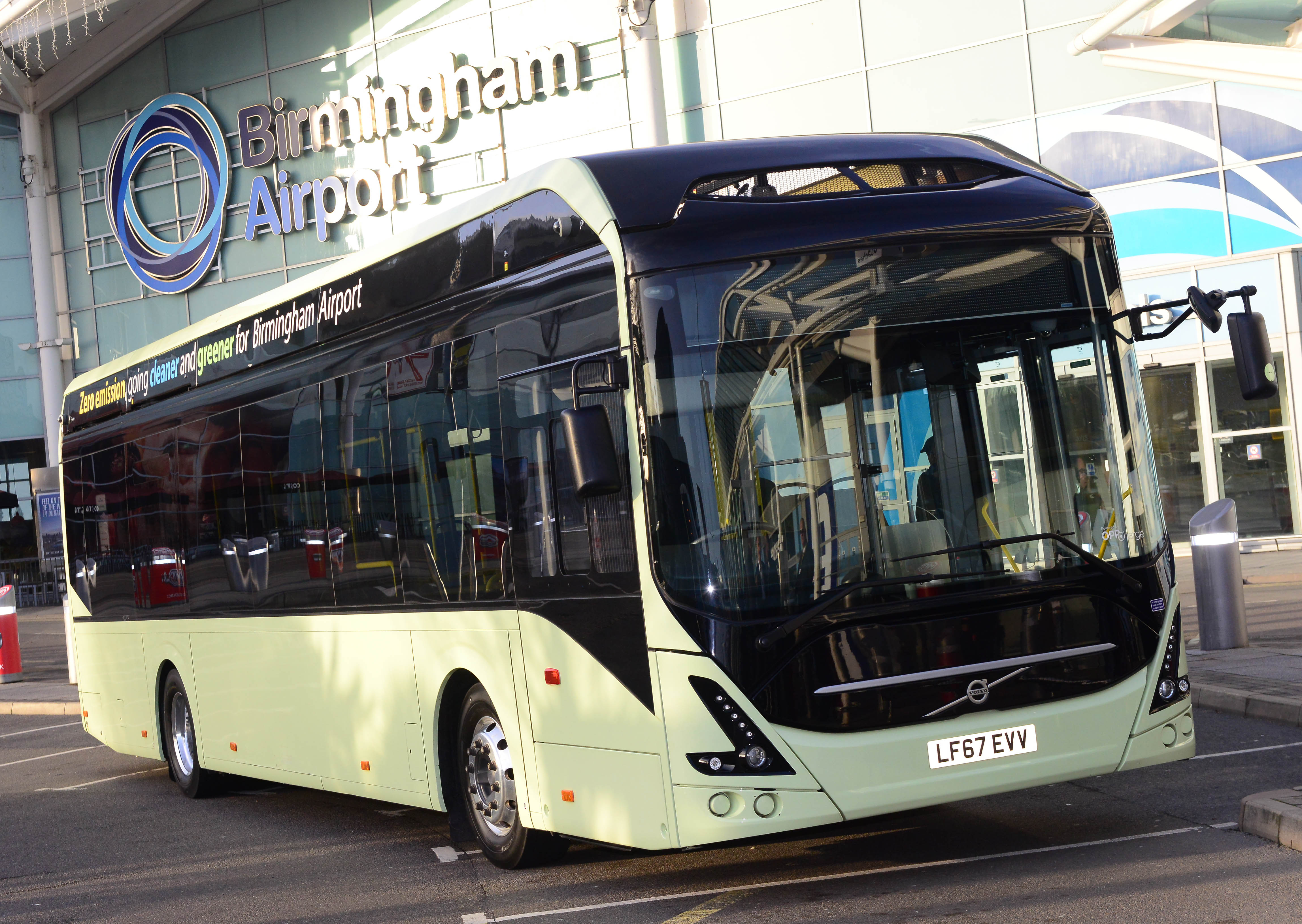Volvo to supply 6 electric buses to Birmingham Airport Sustainable Bus