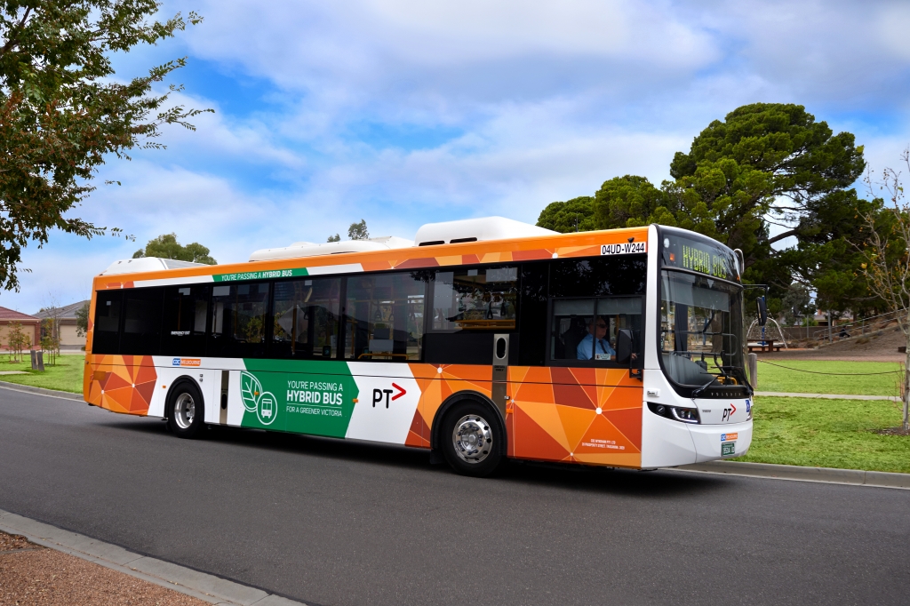 victoria melbourne hybrid bus