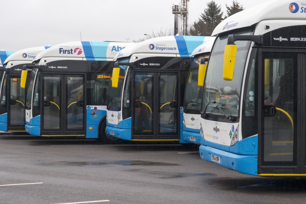 ballard hydrogen bus fleet