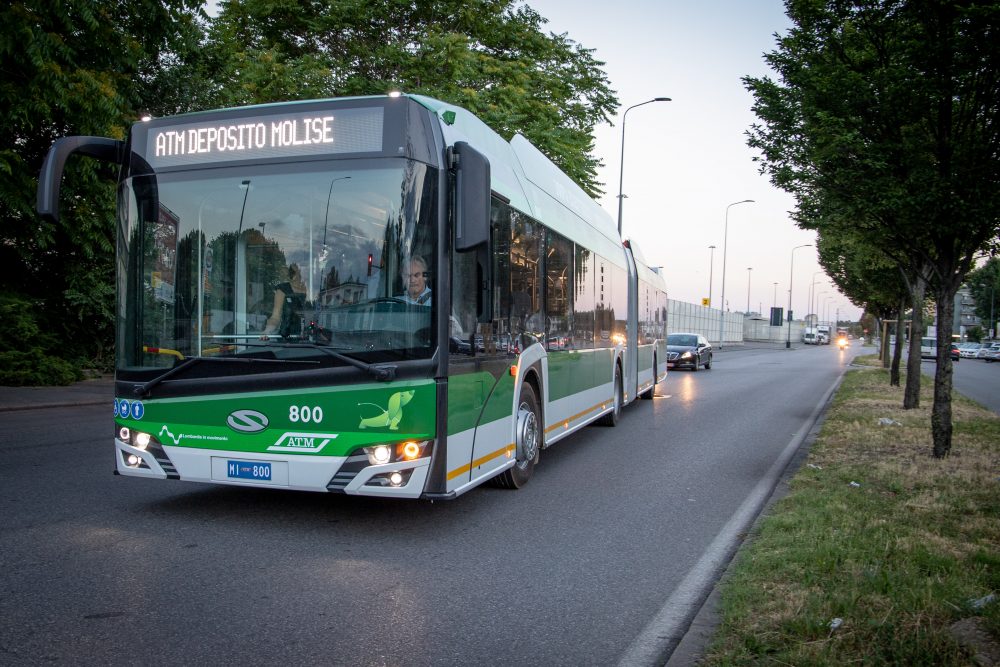 trolleybuses atm milano