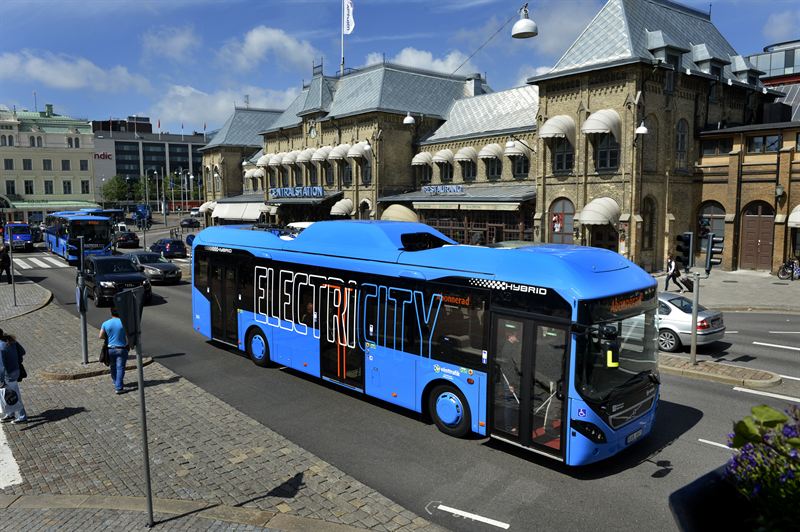 transdev gothenburg electric bus