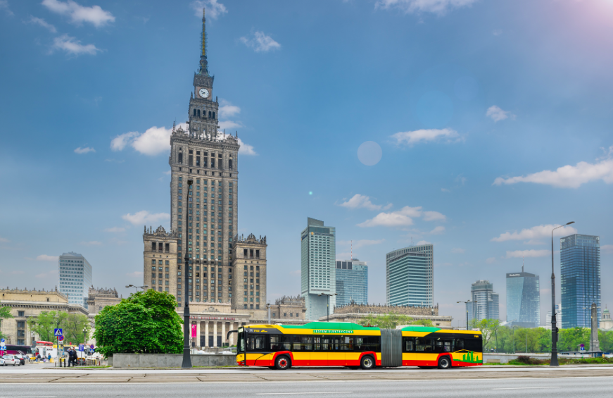 electric bus solaris warsaw