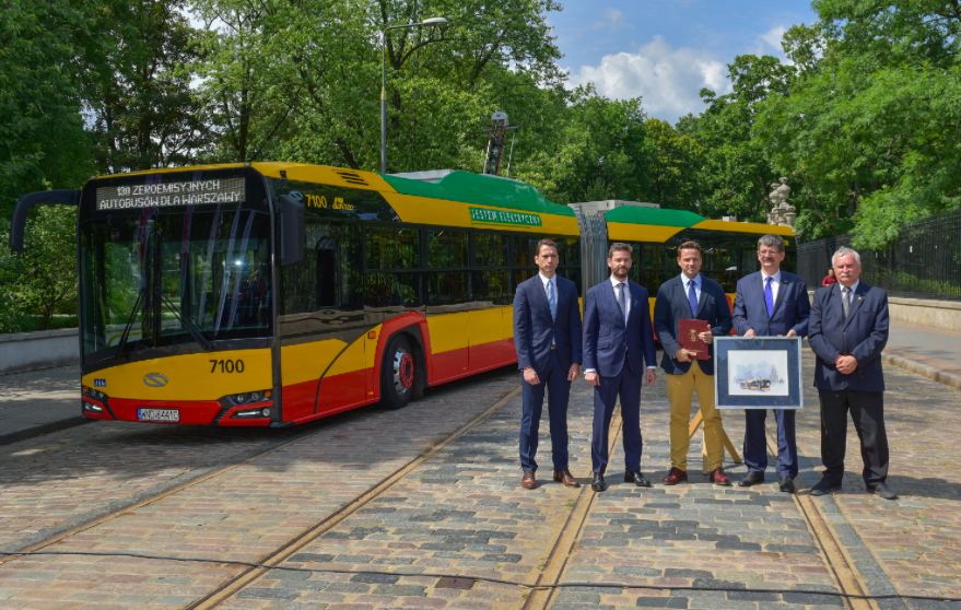 electric bus solaris warsaw