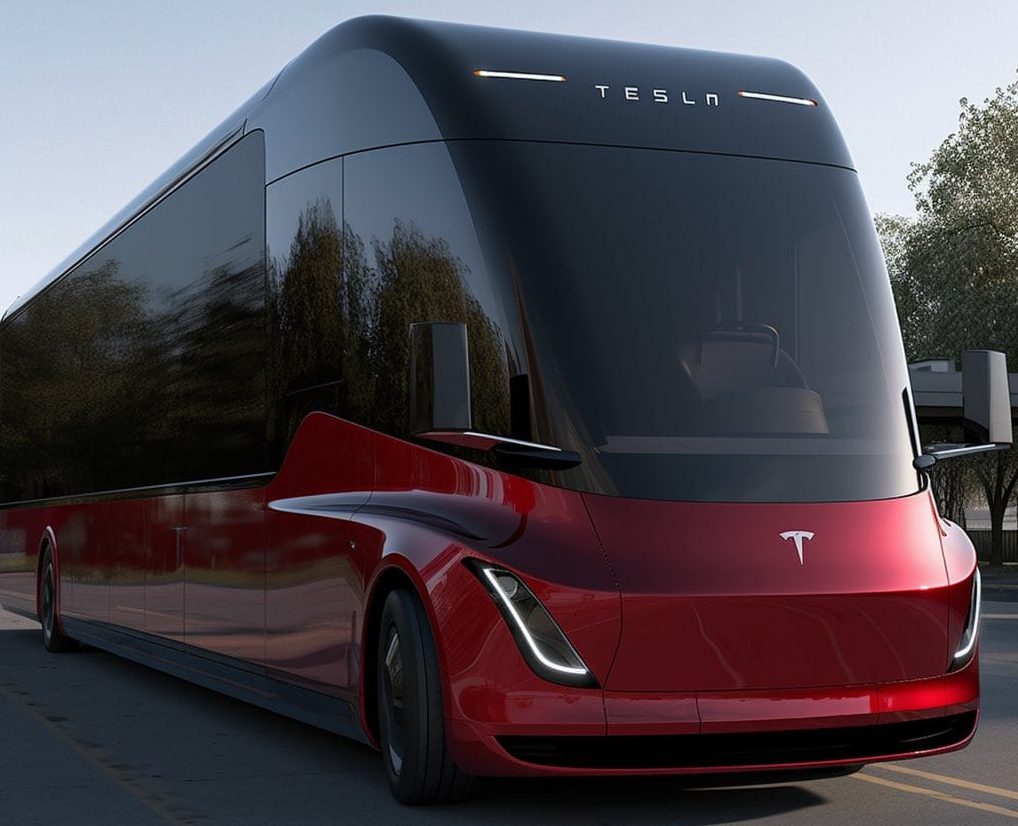 tesla bus