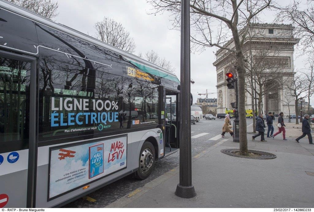 ratp electric bus paris