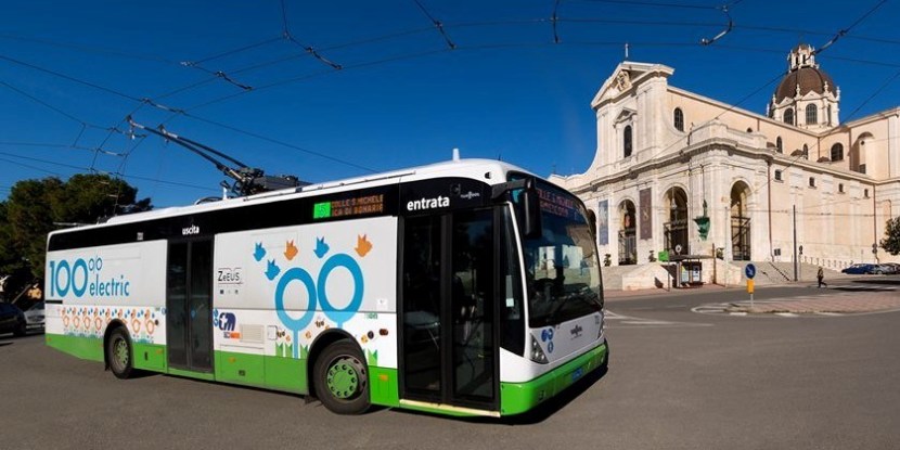 ctm cagliari trolleybus