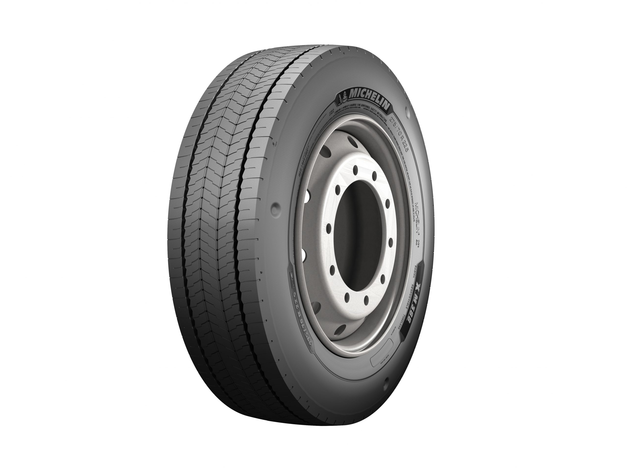 The city bus tyre that carries 8 ton. Michelin and the tyre for electric buses