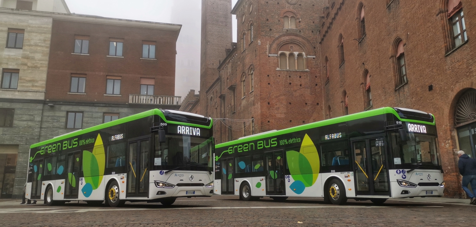 Alfabus Europe delivers its very first buses (batteryelectric) in Italy