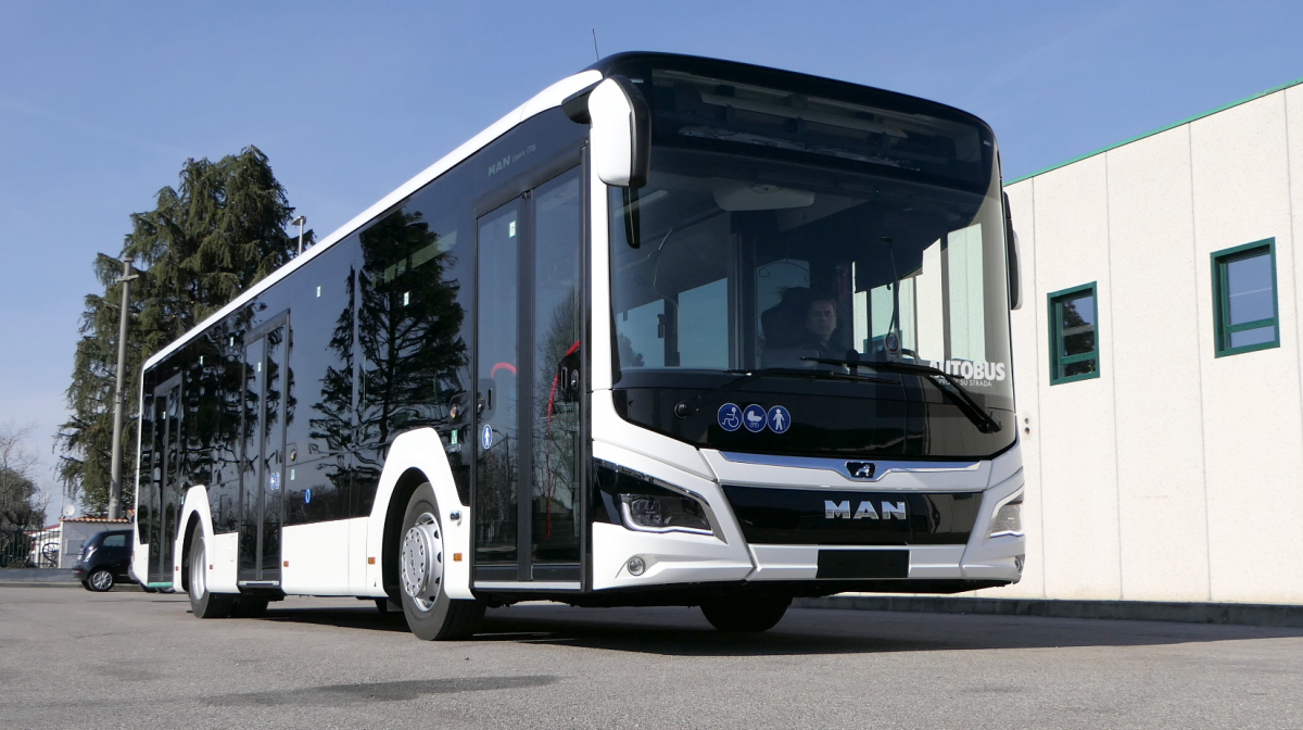 MAN with Efficient Hybrid and gas-fuelled engine in Bologna - Sustainable  Bus