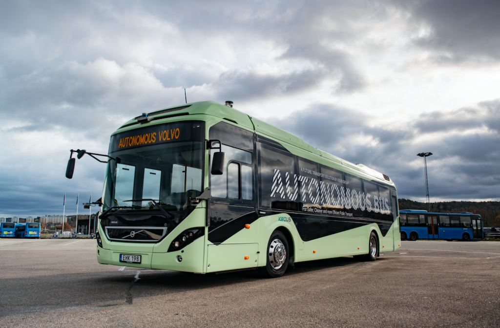 volvo autonomous bus