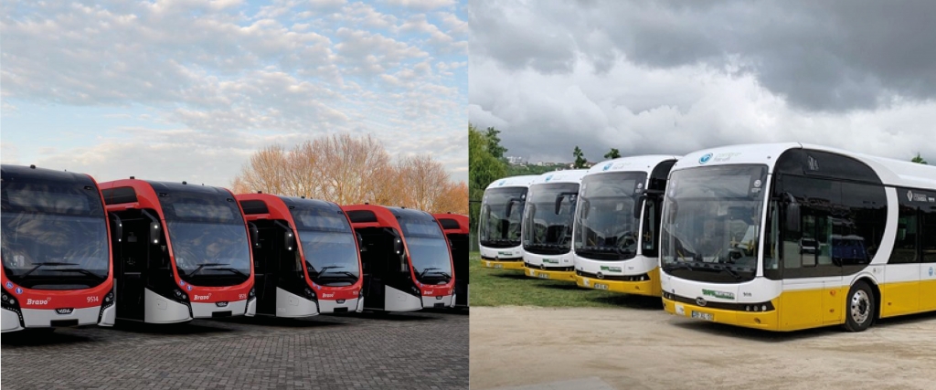 market share electric bus maker