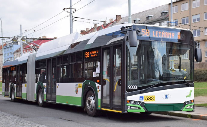 trolleybus prague