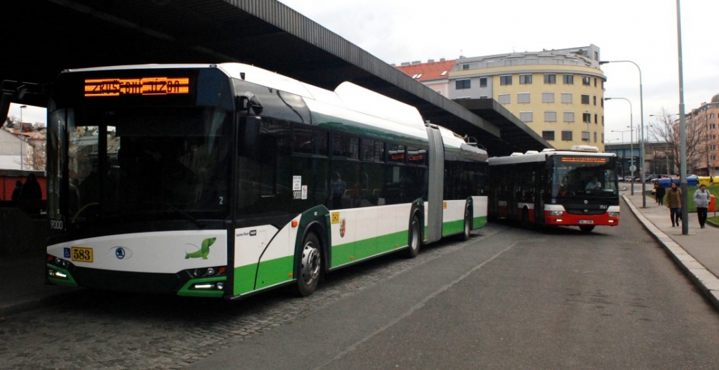 trolleybus prague