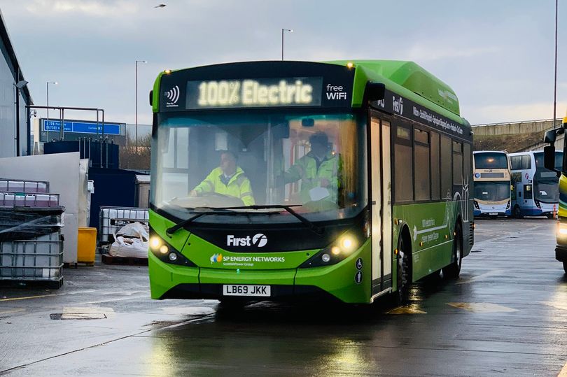 electric bus glasgow