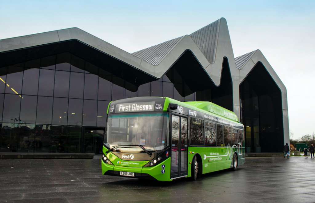 glasgow electric buses
