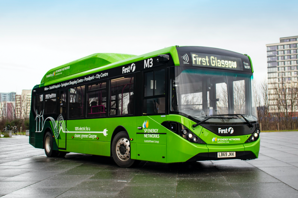 glasgow electric buses