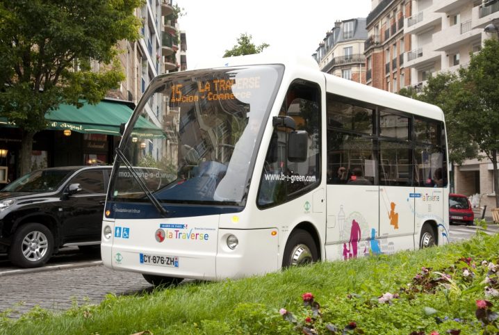 electric minibus be green paris