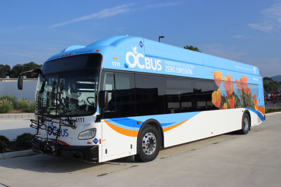 hydrogen bus fleet california