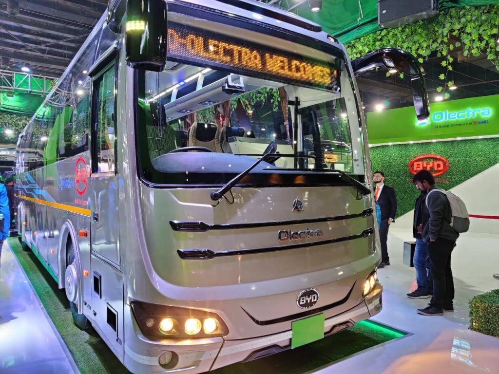 olectra byd c9 electric coach intercity