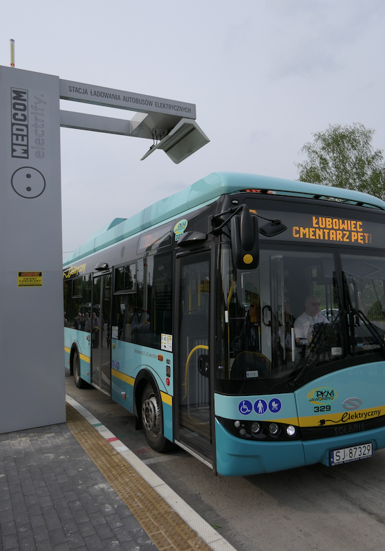 Jaworzno solaris electric bus