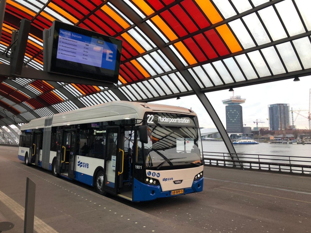 gvb amsterdam electric bus