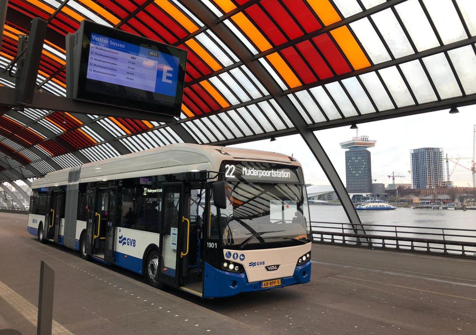 GVB Amsterdam takes the first step with batteryelectric buses in the city center Sustainable Bus