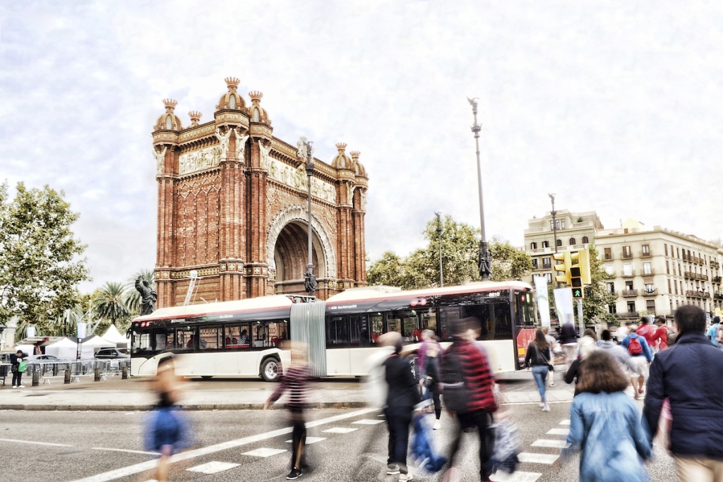 electric bus tmb barcelona