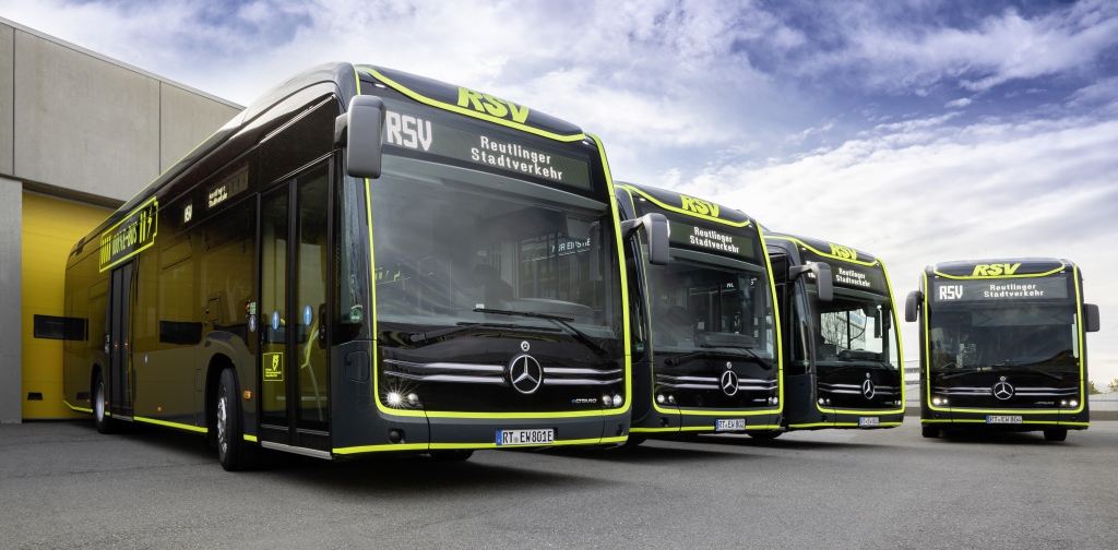 mercedes electric bus