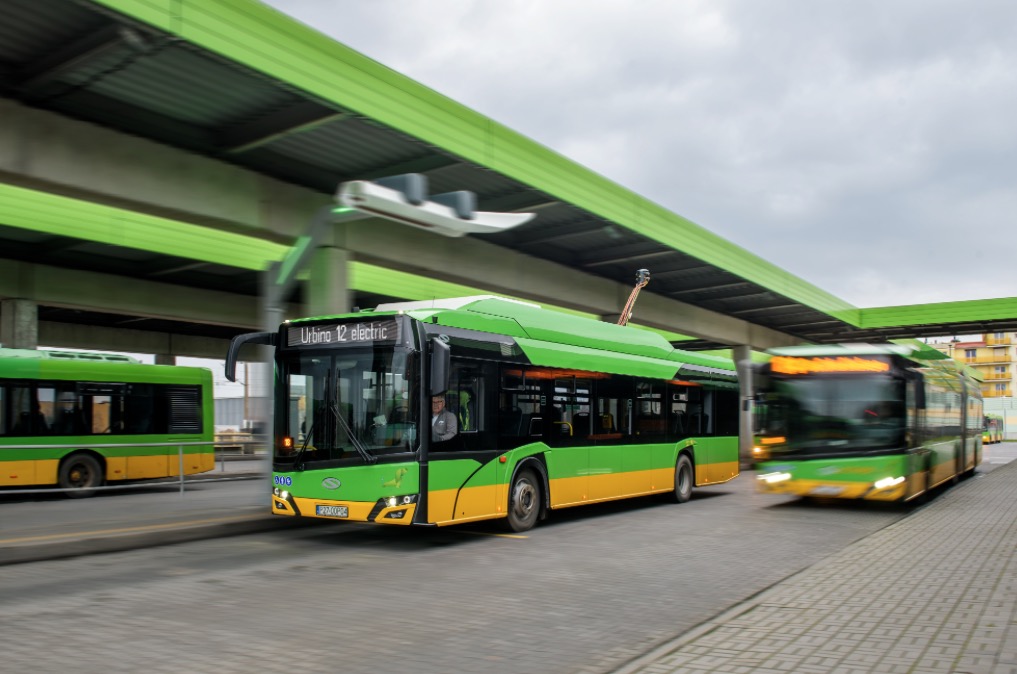 Poznań solaris electric bus