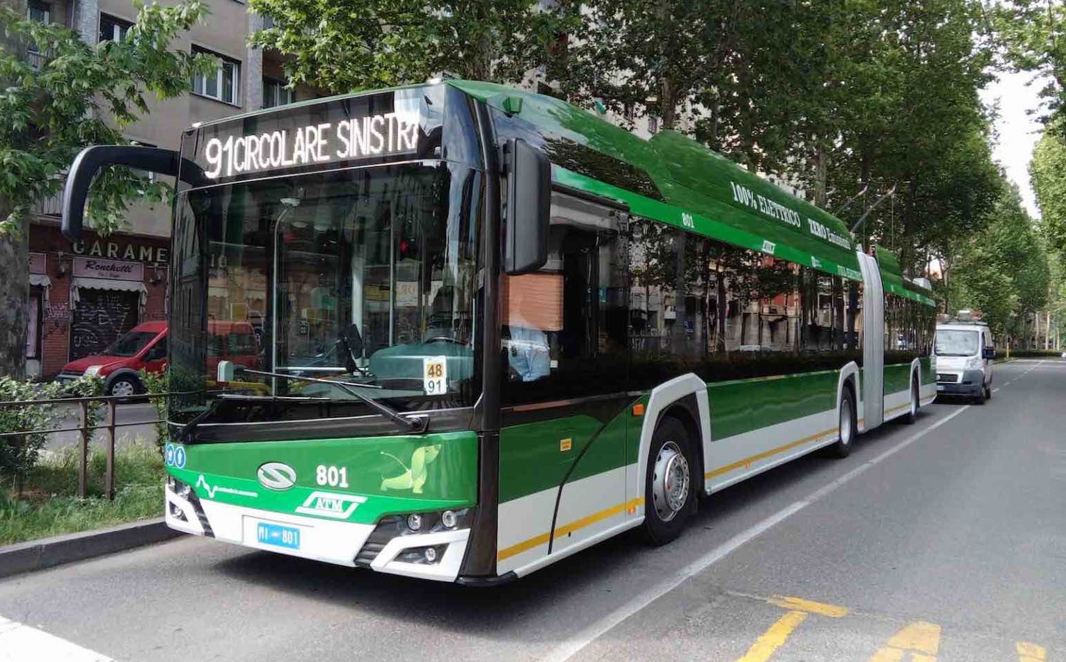 trolleybus milan