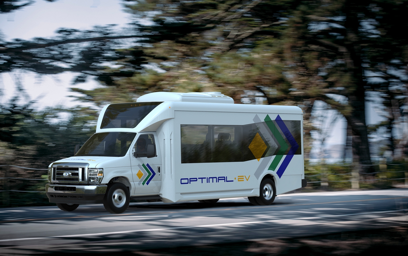 optimal ev electric shuttle bus