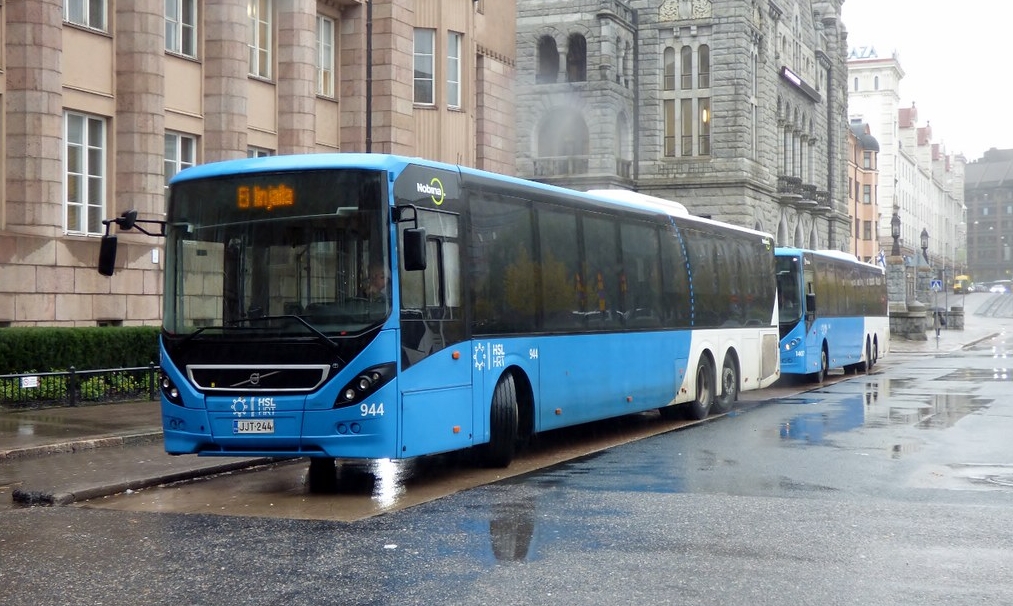 helsinki nobina electric bus